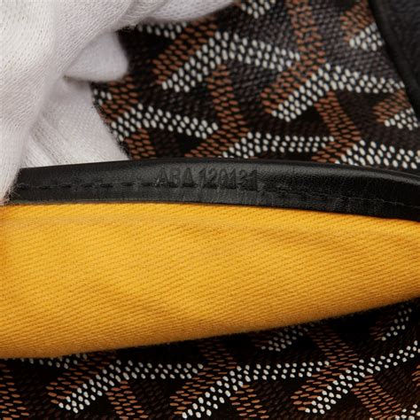 goyard serial number|how to authenticate a goyard.